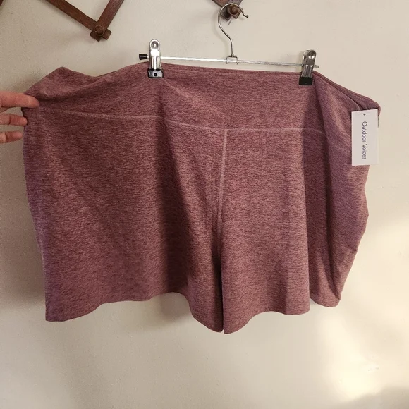NWT Outdoor Voices All Day Shorts 3 Inch Maroon Red XXXL